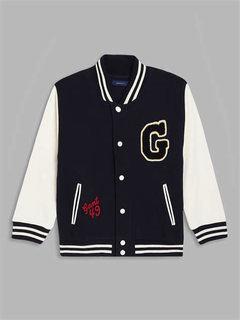 Shop Gant Boys Navy Colour blocked Collar Jacket Online – Iconic India