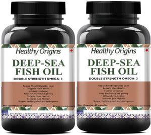 Healthy Origins Deep Sea Fish Oil 2500mg (Pack Of 2) Ultra Price in ...