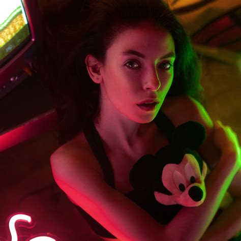 Download wallpaper girl, photo, photographer, model, neon, brunette ...