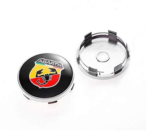 4pcs W211 60mm Car Emblem Badge Wheel Hub Caps Centre Cover ABARTH ...