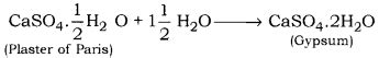 A compound ‘A’ on heating at 370K gives ‘B’, used as plaster for ...