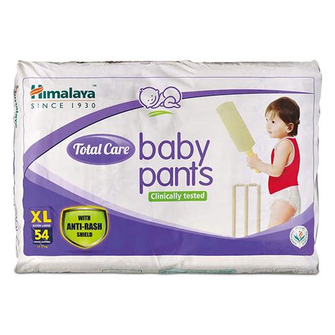Himalaya Total Care Baby Diaper Pants XL, 54 Count Price, Uses, Side ...