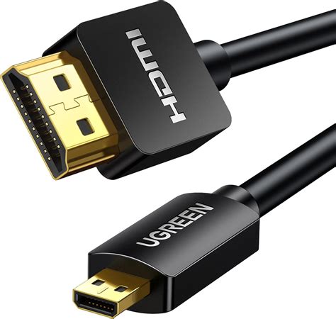 Ugreen Hd127 Micro Hdmi To Hdmi Cable 2M (Black)-30103 | Imaginext