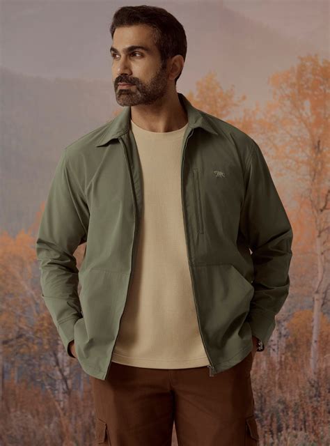 Buy Olive-Poly-Windbreaker | Casual Olive Solid Jacket for Men Online ...