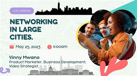 How to Network In Large Cities - how to build stronger connections, May ...