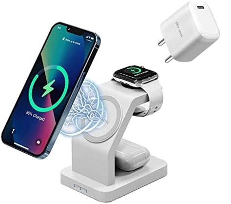 Belkin MagSafe 3-in-1 Qi2 Wireless Charger Stand 15W | Fast Charging ...