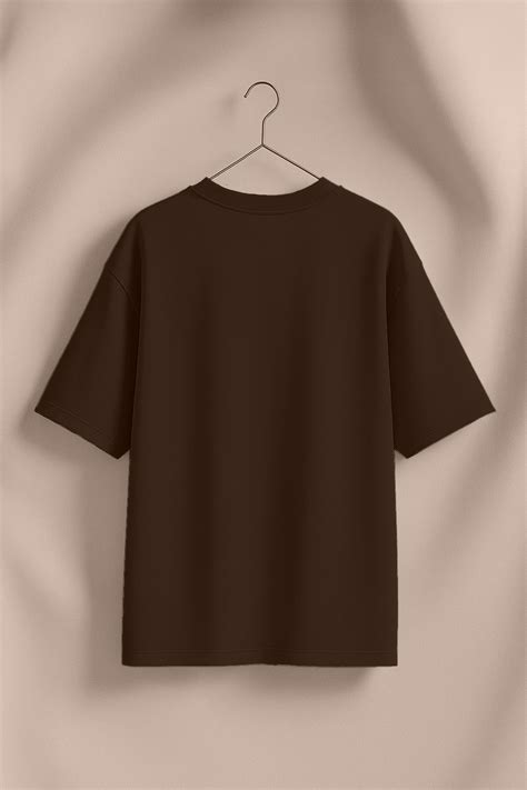 Fallen Angel Brown Oversized Printed T-Shirt – Juneberry