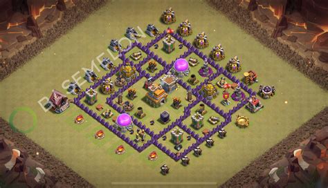 Town Hall 7 War COC Base Layout 2026 with Copy Link • TH7, Max Levels ...