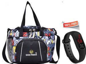 Flipkart.com | GOOD FRIENDS Tiffin GF0024 Watch Waterproof Lunch Bag ...