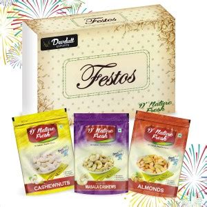 D NATURE FRESH Festos (Diwali Gift Box) - 450g (Pack of 3-150g Each ...