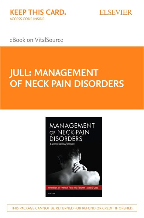 Buy Management of Neck Pain Disorders Elsevier Ebook on Vitalsource ...