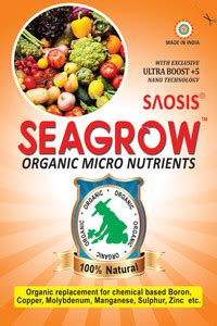 Saosis Seagrow Organic Micro Nutrient® Organic Plant Food, Organic ...
