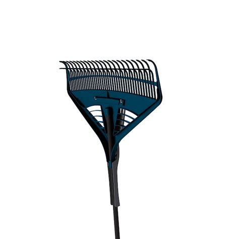 Suncast 26-in Poly Lawn and leaf rake with Steel core Handle in the ...