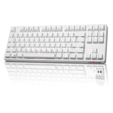 Buy VELOCIFIRE Wireless Mechanical Keyboard, TKL02WS TKL 87 Key ...
