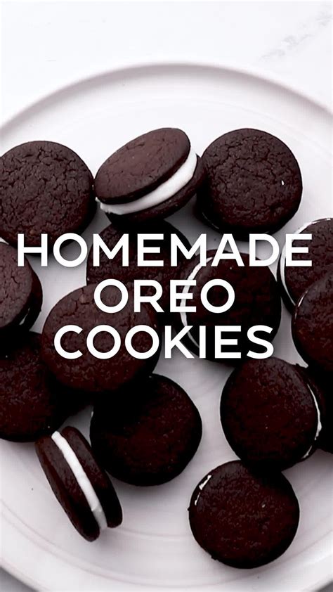 Homemade oreo cookies how to make oreo cookies – Artofit