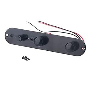 Musiclily 32mm Width Prewired Loaded Telecaster Control Plate for Tele ...