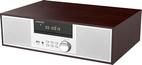 Stereo Shelf System for Home,LONPOO Vintage CD India | Ubuy