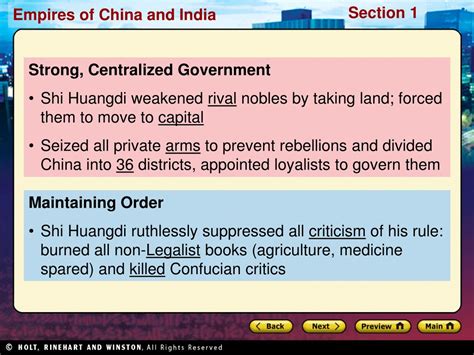 PPT - Unifying China: Qin & Han Dynasties PowerPoint Presentation, free ...