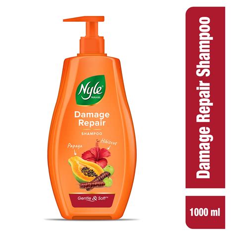 Damage Repair Anti Hairfall Shampoo, With Shikakai And Hibiscus, Gentl ...