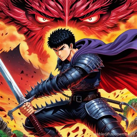 guts from berserk with a domain expansion Prompts | Stable Diffusion Online