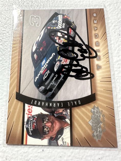 Dale Earnhardt Autograph Card - Etsy