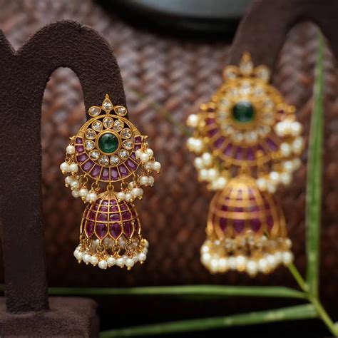 Earrings for Girls and Women | Shop Antique Jhumka Earrings Online