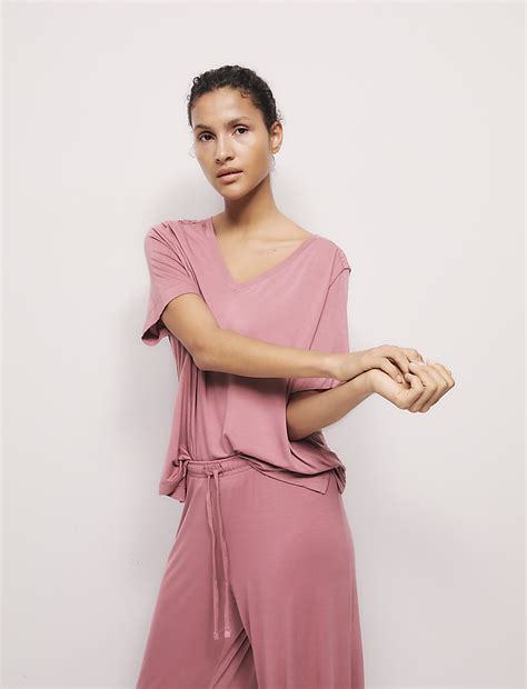 Buy Body Soft™ Lace Trim Wide Leg Pyjama Bottoms at Marks & Spencer