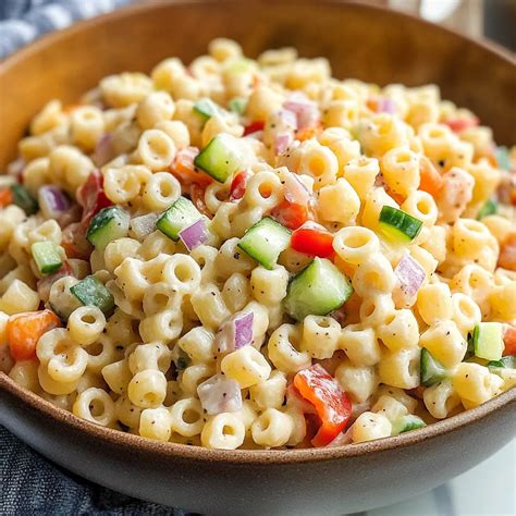 Classic Ditalini Pasta Salad Recipe - Perfect Summer Side - Tasty Gusto