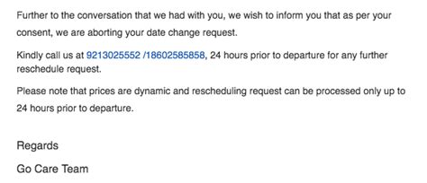 [Resolved] Ibibo Group / Goibibo — international flight rescheduling