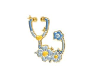 Surpankh - Stethoscope Collection Enamel Pins Doctor Nurse Brooch Lapel ...