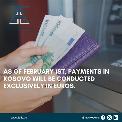 Kosovo introduces euro currency regulation | T.A.L.I.S. Kosovo posted on the topic | LinkedIn