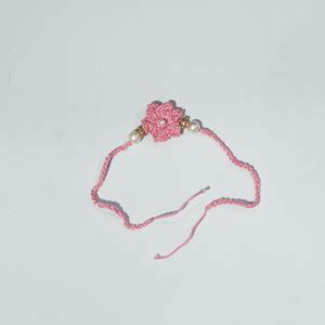 ARTS SHALA Designer HandCrafted Crochet Rakhi for Brother , Sister ...