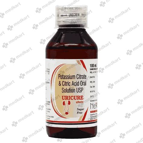 URICURE SYRUP 100 ML Price, Uses, Side Effects & Substitutes | Medkart