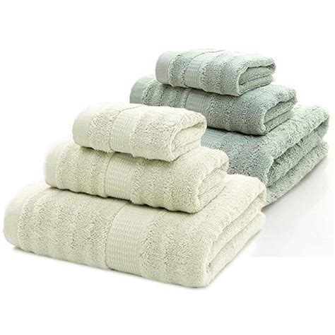 Mush Bamboo Towels Set | Ultra Soft, Absorbent and Antimicrobial 600 ...