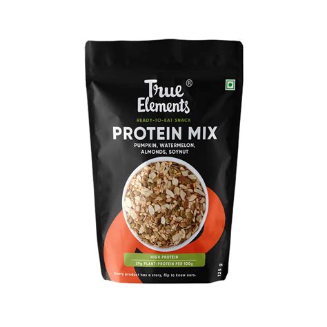 Buy TRUE ELEMENTS ROASTED SUNFLOWER PUMPKIN AND FLAX SEEDS 125 GM ...