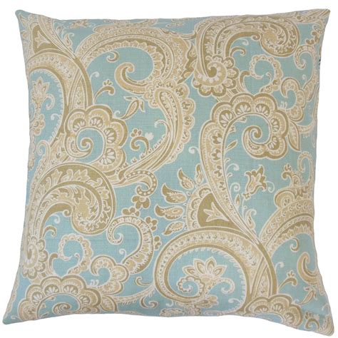 Buy The Pillow Collection KING-D-72084-NATURALBLUE-C95L5 Fiachra ...
