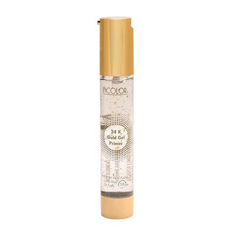 Buy INCOLOR 24K Gold Long Lasting Waterproof Gel Primer/Oil Free Face ...