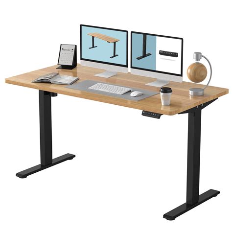 Buy FLEXISPOTEN1 Electric Stand Up Desk 55 x 28 Inches Whole-Piece Desk ...