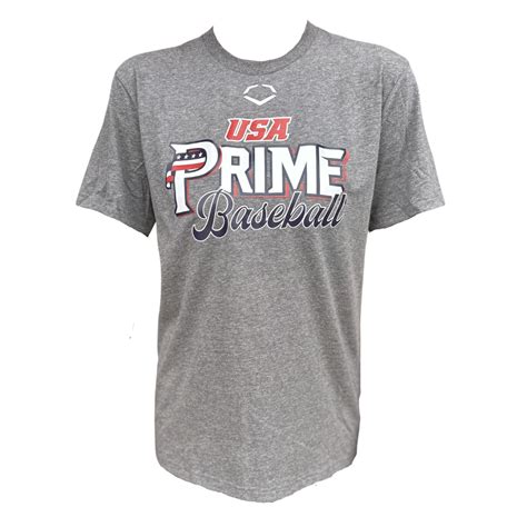 Men's Script T-Shirt - Grey - USA Prime Sports