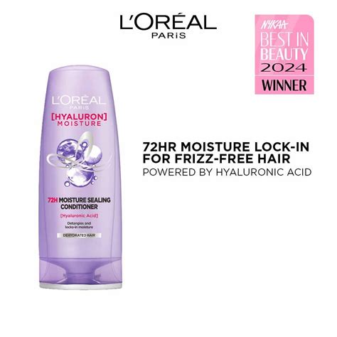 L'Oreal Paris Hyaluron Moisture Anti-frizz Conditioner With Hyaluronic ...