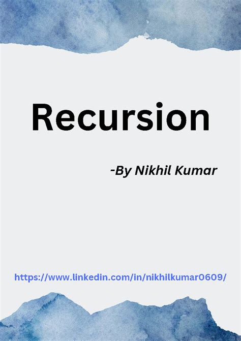 Striver Recursion Notes - Concepts & Examples - Studocu