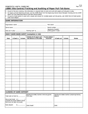 MN LG861 2016-2026 - Fill and Sign Printable Template Online