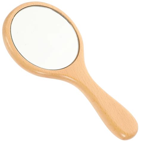 Mirrors Handheld Mirror Hand Held Mirror Wooden Mirror Handle Mirror ...