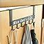 DOCAT Door Hangers for Clothes Hanging Metal Over The Door Hook Hanger ...