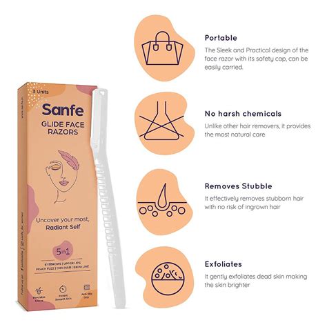 Sanfe Glide Face Razor For Women, 2 Count Price, Uses, Side Effects ...