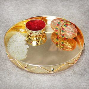 Buy Pooja Thali Set Online | Pooja Thali Delivery From Giftalove.com