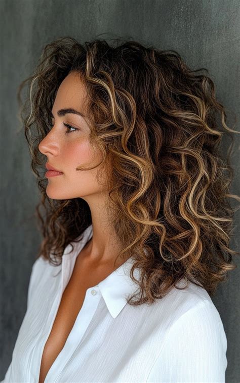 Best Balayage Hair Ideas for 2025 | Balayage hair, Medium length curly ...