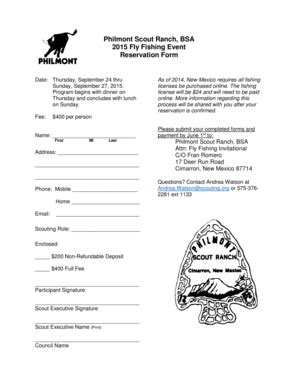 Fillable Online philmontscoutranch Philmont Scout Ranch BSA ...