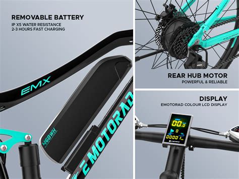 EMX+ Aqua Green International / Special Editions EMotorad Bike | KIBI ...
