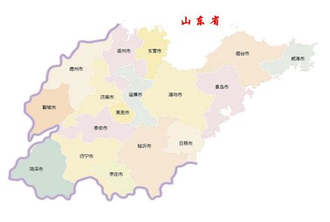 山东省地图矢量EPS素材免费下载_红动中国